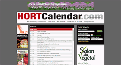 Desktop Screenshot of hortcalendar.com